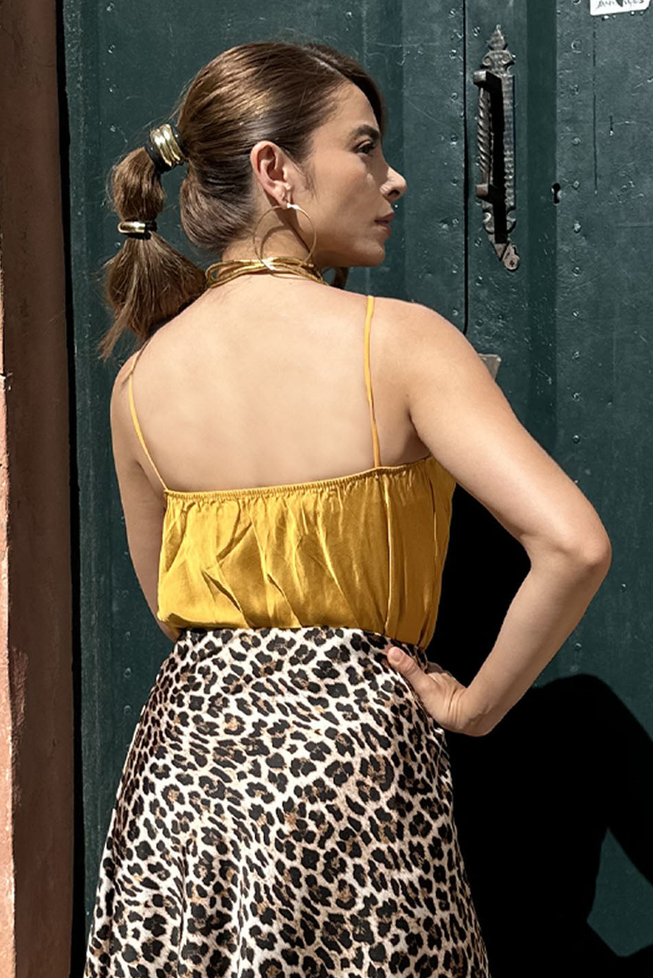 Blusa en seda pesada