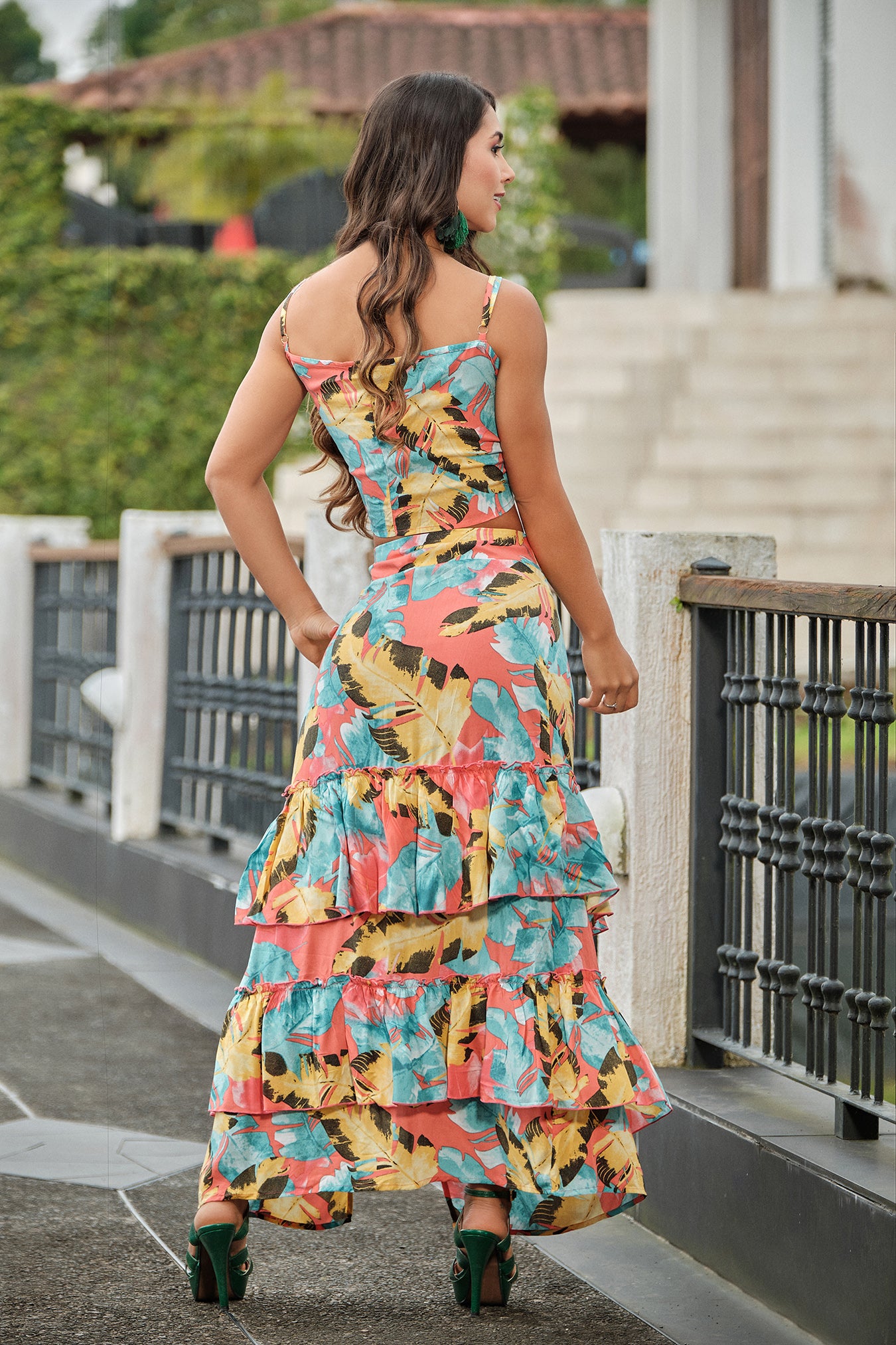 Conjunto En Rayón Estampado