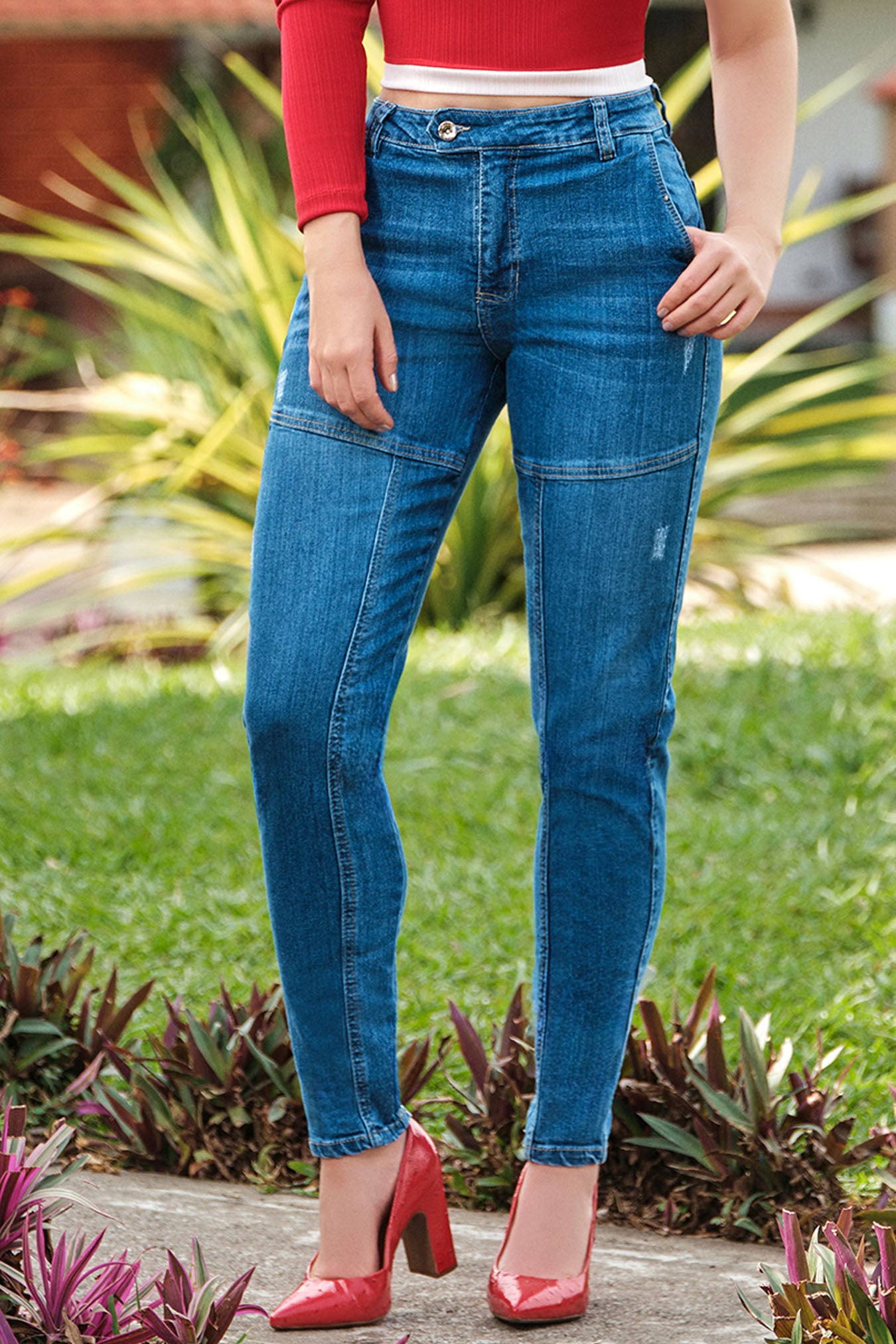 Jean en denim stretch