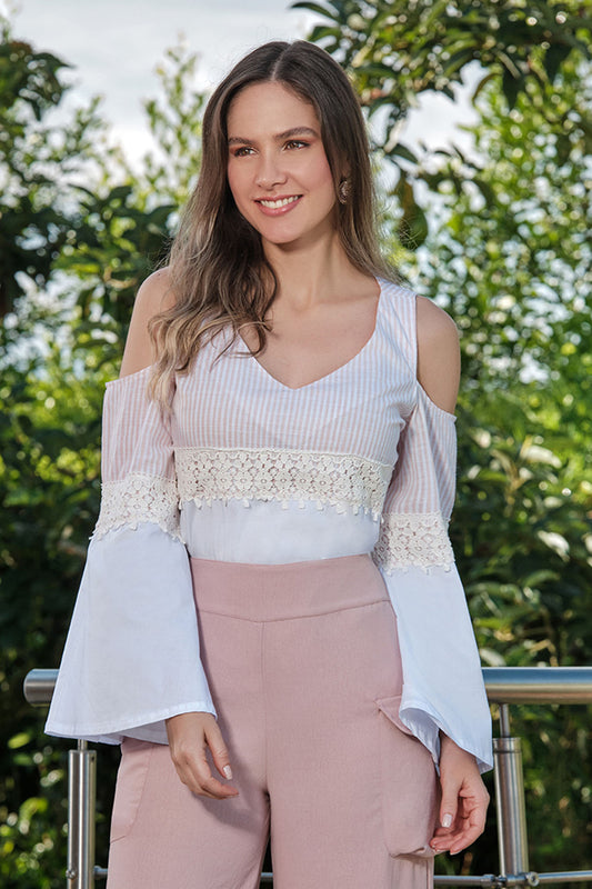 Blusa en algodón