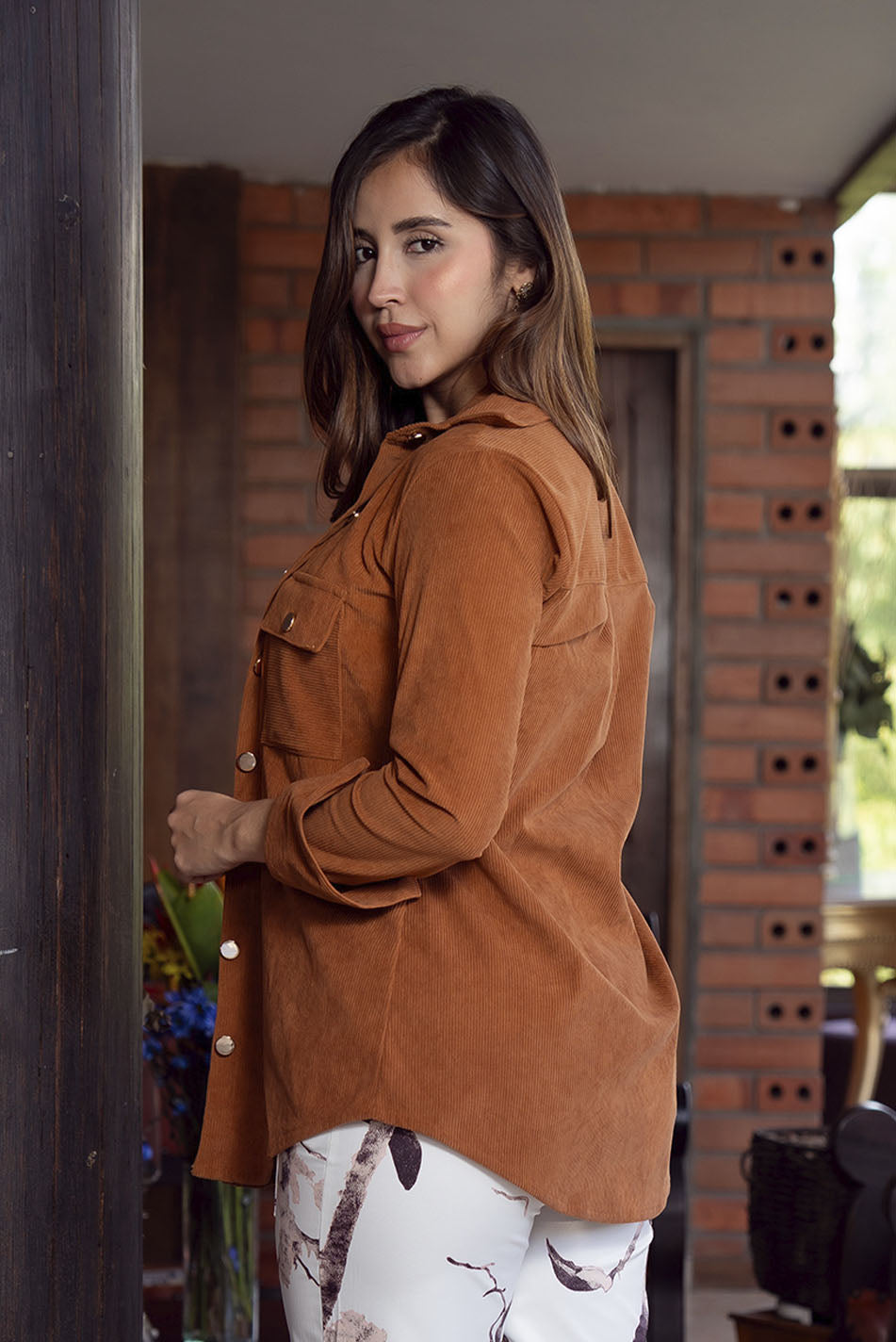 Chaqueta en corduroy
