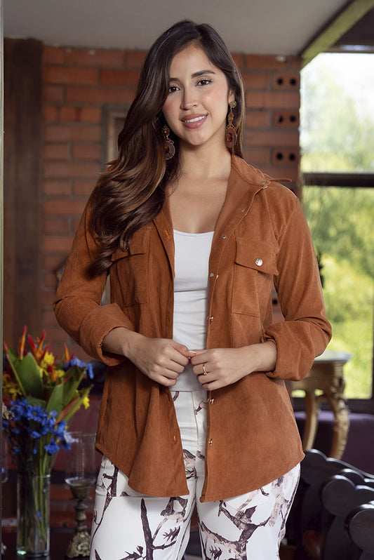 Chaqueta en corduroy