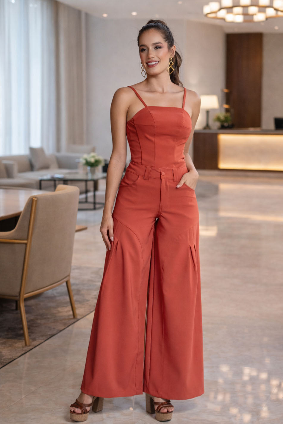 Conjunto en drill stretch