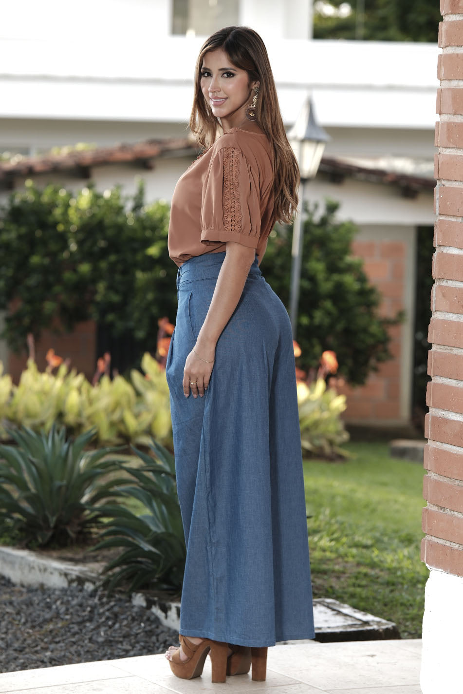 Pantalón en algodón