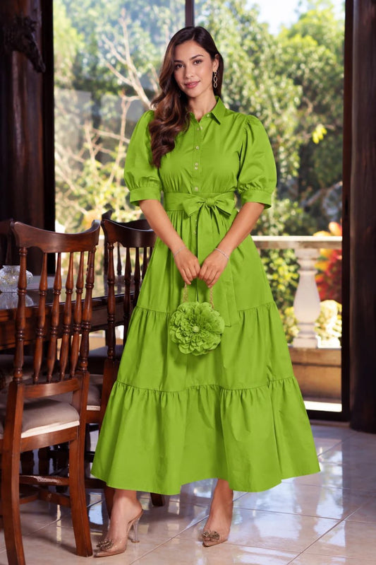 Vestido en algodón stretch